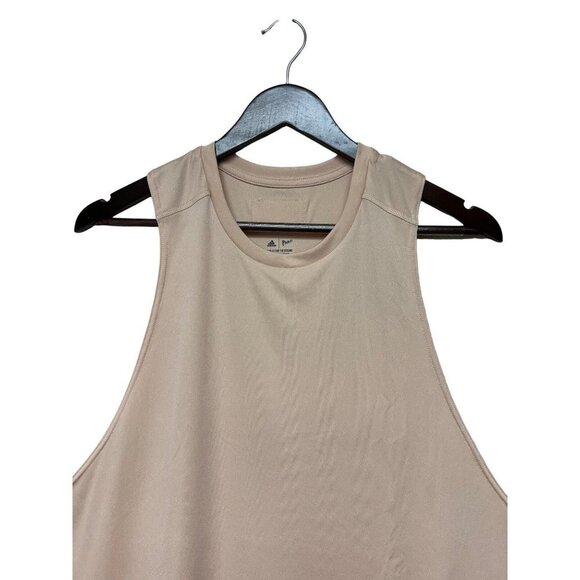 NEW! Adidas x Parley Mission Run for the Ocean Tank Top Halo Blush Beige Size XL - Picture 3 of 13